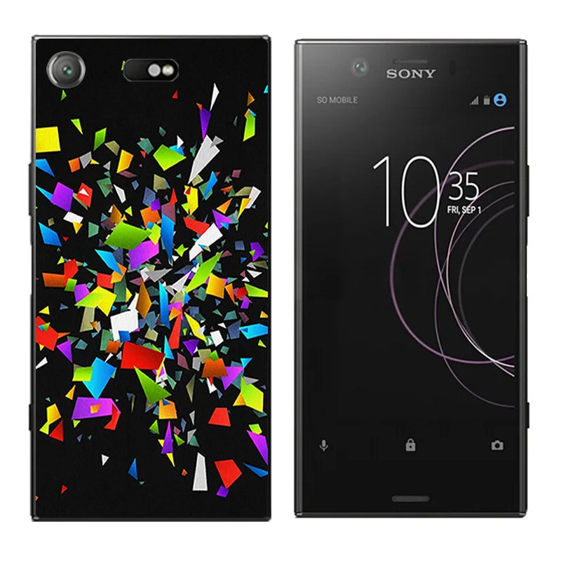 4.6' Cover for Sony Xperia XZ1 Compact Phone Cases Character Printing Coque Z1 Soft Silicone TPU Shell |