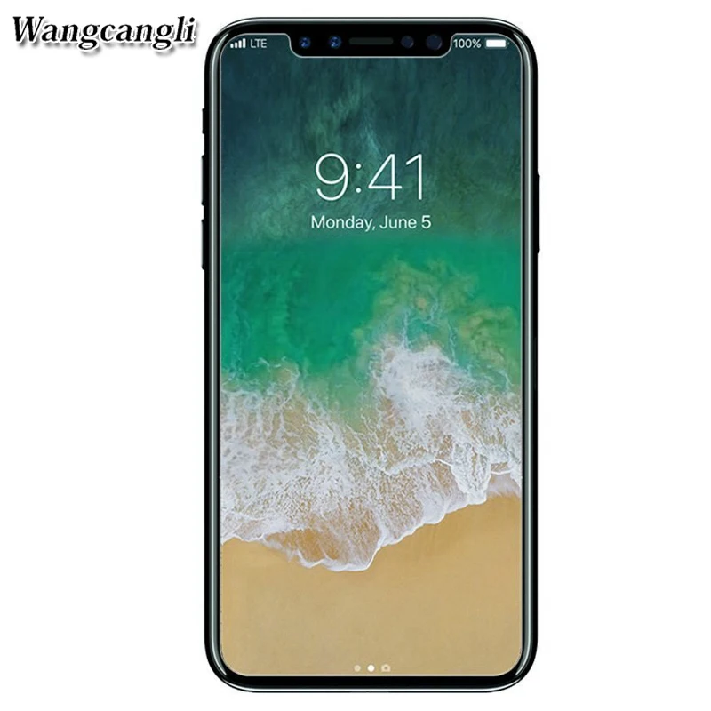 Wangcangli 0.3 мм закаленное Стекло пленка для iPhone 5 5S 9 H жесткий 2.5D Экран протектор i6 i7 7 8