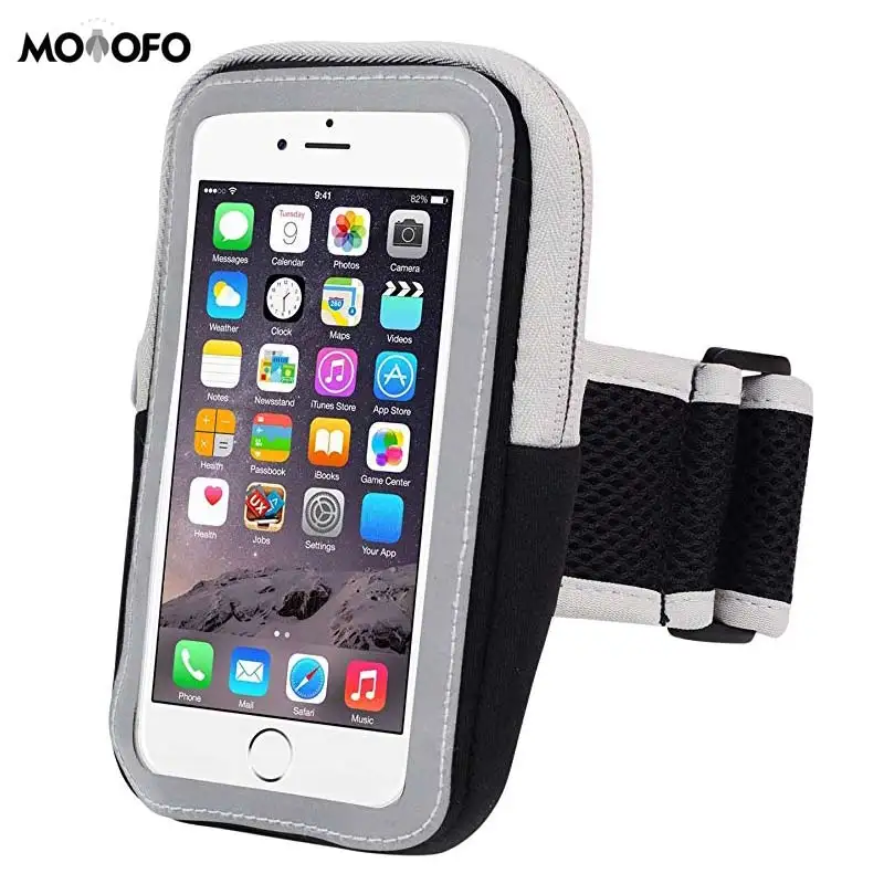 Phone Case Sports Running Sweatproof Arm bag Gym Workout Cell with Key Holder Wallet Card Slot for iPhone Xs | Мобильные телефоны и