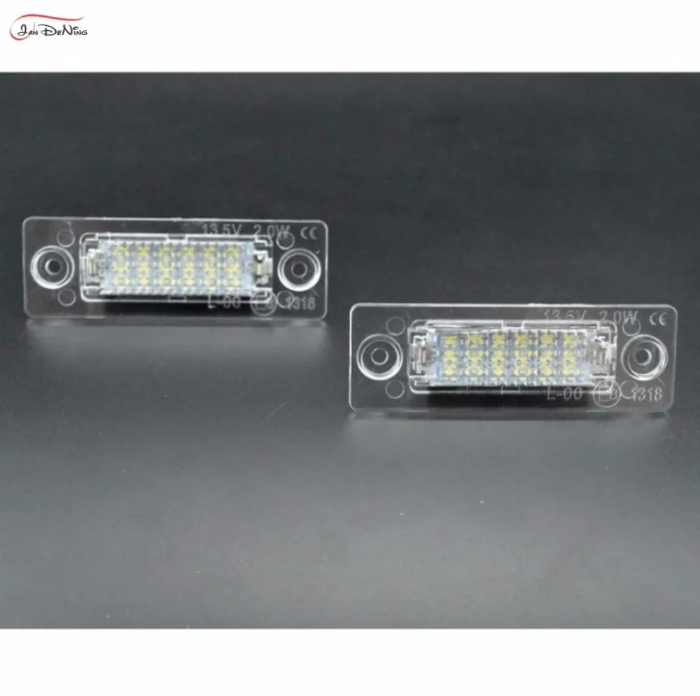 JanDeNing 2 шт. без ошибок 18 светодиодных номерных знаков для VW Caddy/Jetta/Passat/Transpiarter |