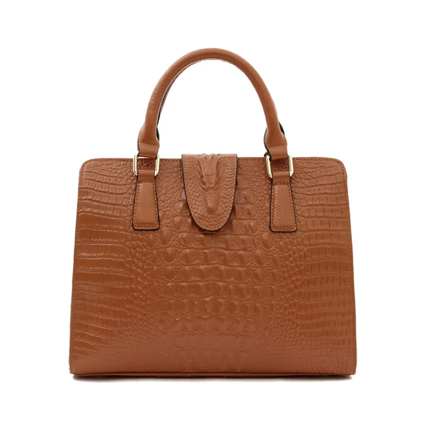 Сумка-мессенджер zквт из натуральной кожи модная сумка крокодила для ноутбука |