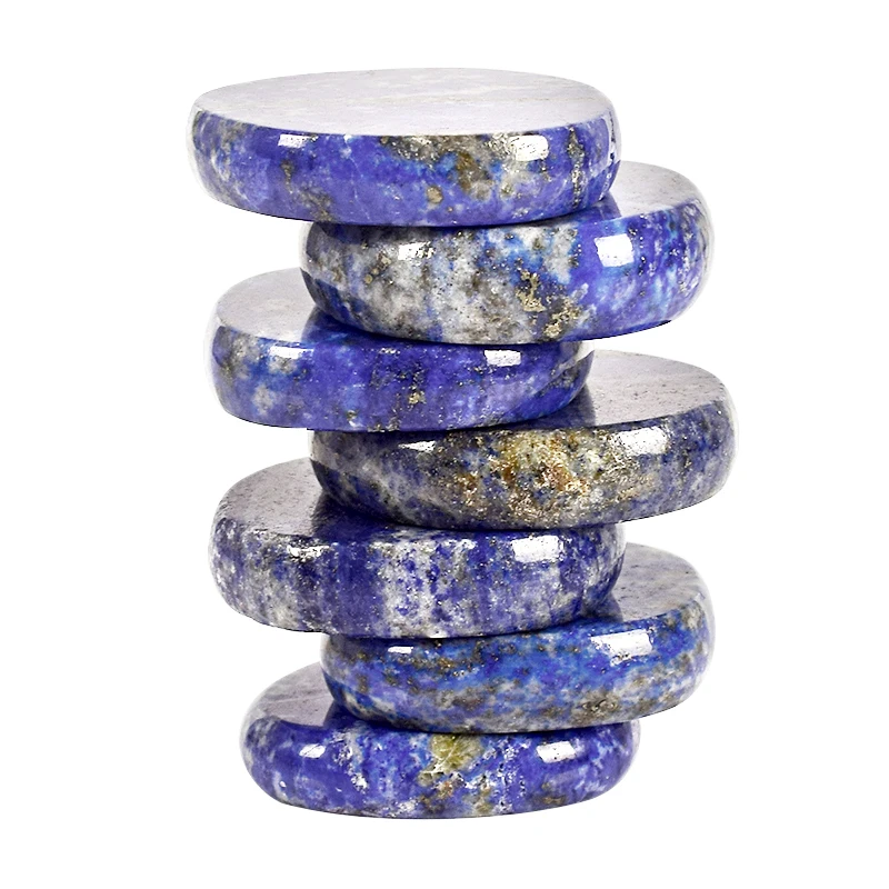

Натуральный Лазурит, пальмовый камень 30*22*7 мм, кристаллический минеральный кварцевый кусочек чакры в разобранном виде, лечебный синий энер...