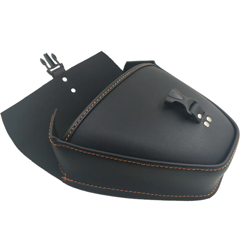Мотоциклетная черная подседельная сумка для багажа Боковая Сумка Harley Cafe Racer ATV на