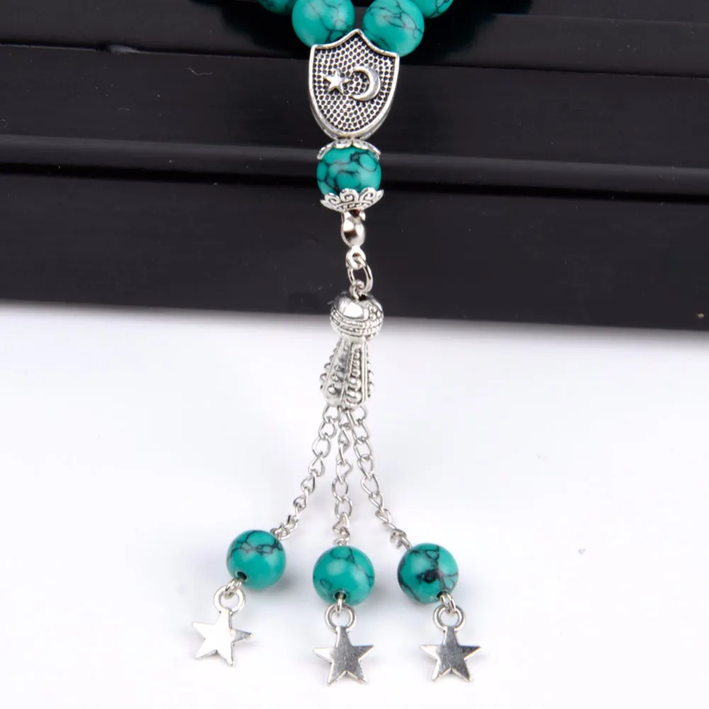 Мужские и женские амулеты Tasbih классические четки из 33 бусин для молитвы