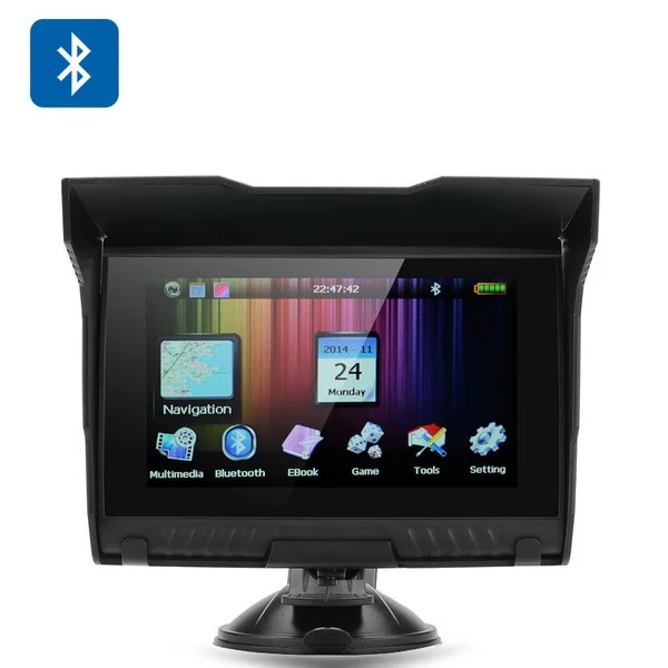 4 3 дюймовый Android мотоцикл навигатор водонепроницаемый Навигация FM 8 Гб GPS