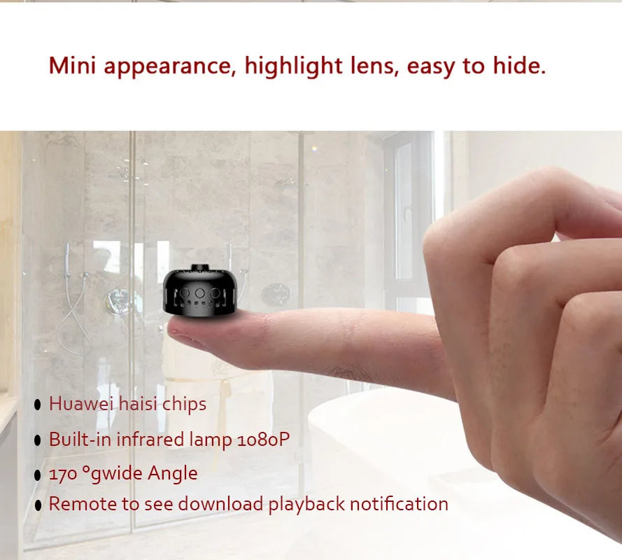 Мини Wi Fi камера ip 1080P 2MP наблюдения 170 градусов широкоугольный скрытый эндоскоп