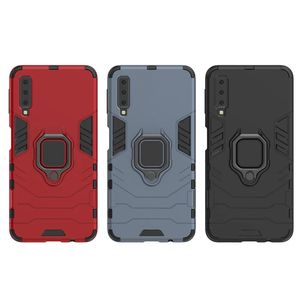 Чехол для Samsung Galaxy A7 2018 A750 Силиконовый ТПУ Магнитный жесткий поликарбонатный