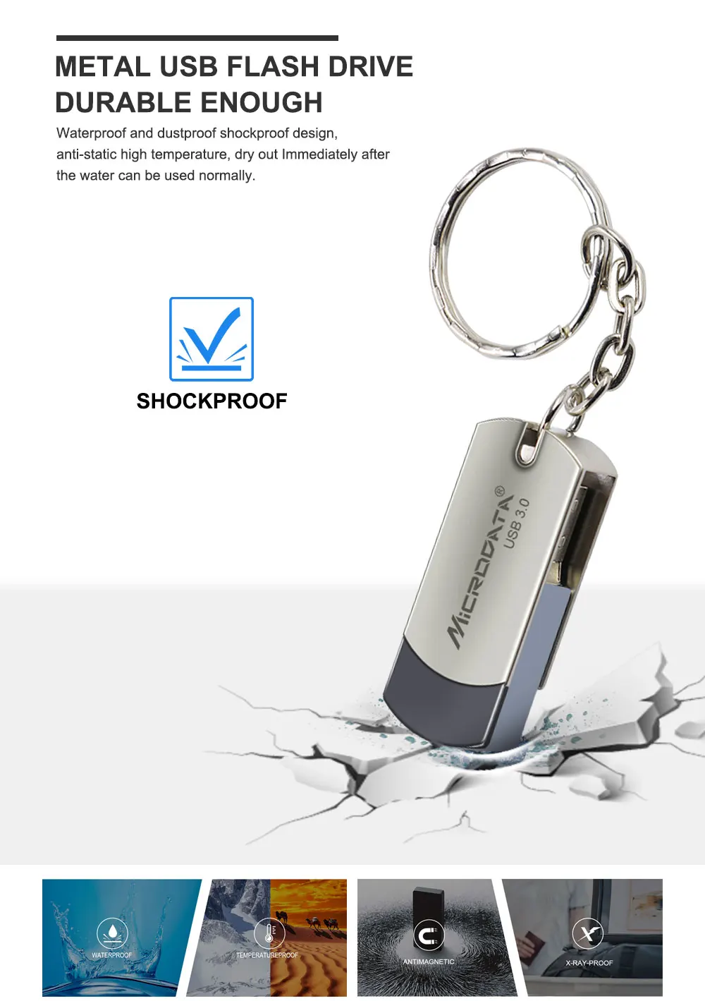 Высокоскоростной USB 3,0 Металлический флеш-накопитель 16 ГБ 32 ГБ 64 ГБ 128 ГБ флеш-накопитель вращающийся usb флеш-накопитель флешки с цепочкой для ключей