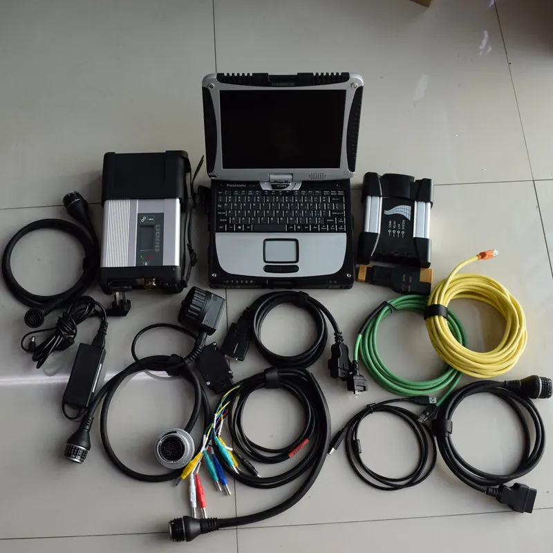 Диагностический инструмент 2019 03 в mb star connect sd c5 compact 5 + hdd для bmw icom next a b c toughbook cf-19