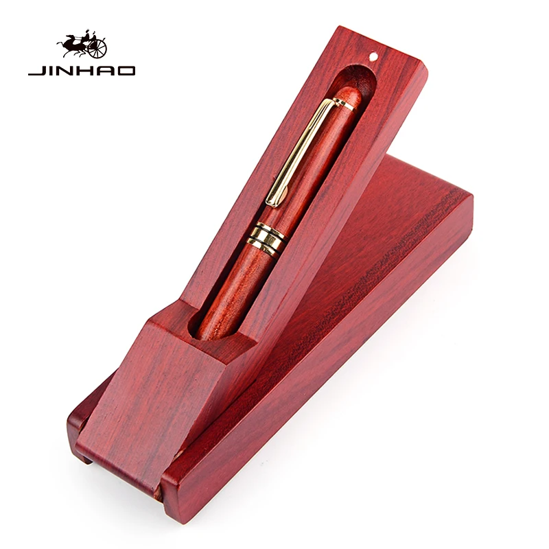 Creative Iraurita Flower Pear Mahogany Medium Writing Pens For School Office