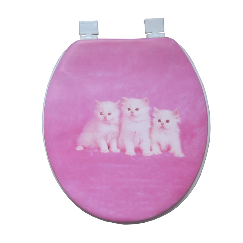 Теплое мягкое сиденье для унитаза с рисунком крышки 2016 высокое качество комплект