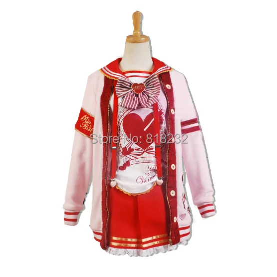 LoveLive! Love Live Hoshizora Rin День Святого Валентина свитер с длинным рукавом Топы шорты