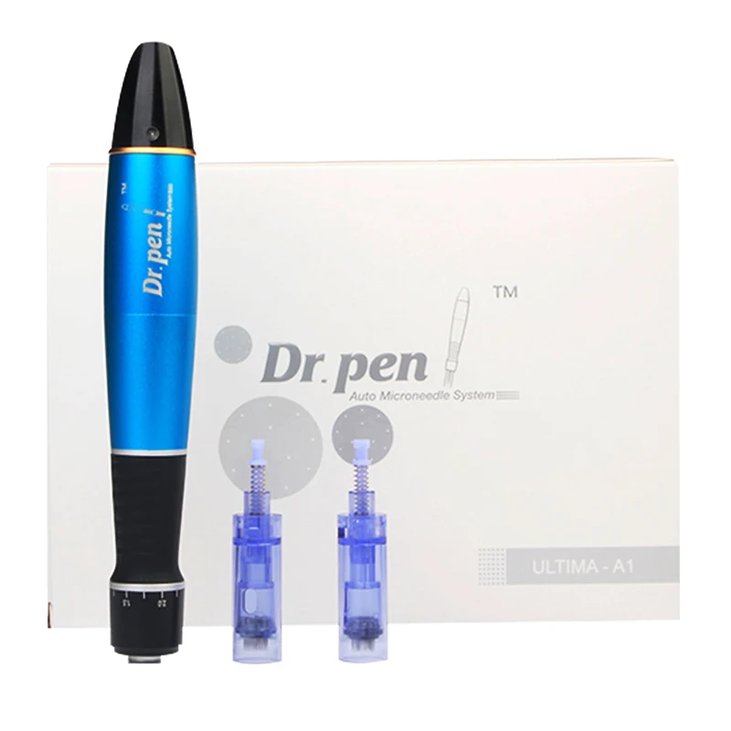 Беспроводная Dr.pen Ultima A1 профессиональная микроиглы ручка с 50 шт. иглы картриджи