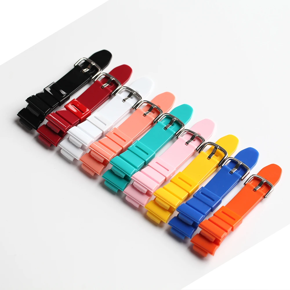 Силиконовый ремешок 14 мм для каисо BABY-G BA-111 BA-110 BA-120 BA-112 ударопрочный женский