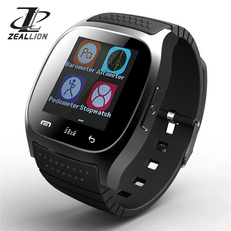 Смарт часы ZEALLION M26 Синхронизация данных Поддержка Bluetooth подключение для iphone Android