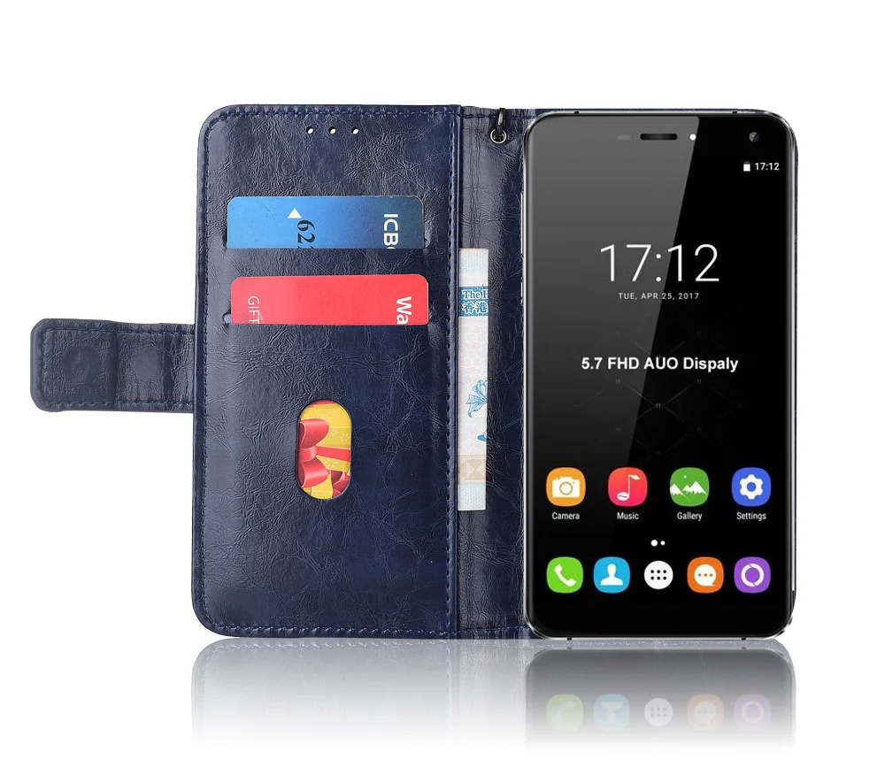 Кожаный чехол-книжка для Oukitel U11 Plus чехлы с цветочным принтом 100% специальный