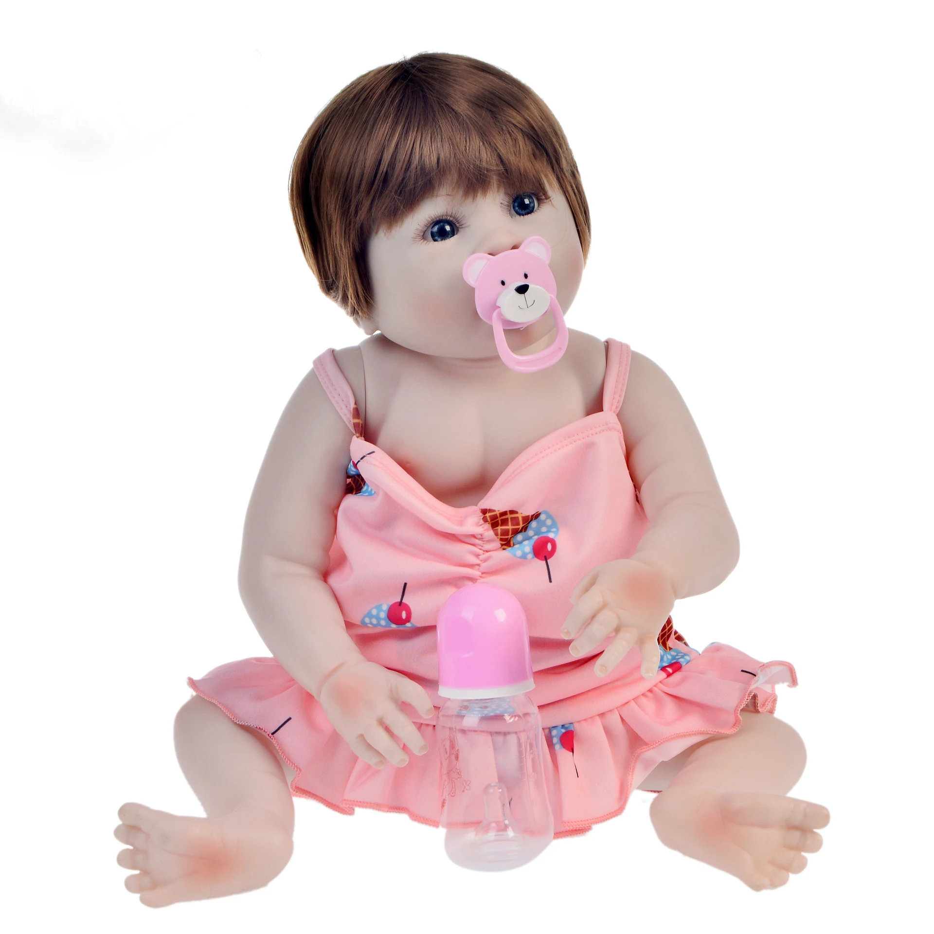 

Кукла Reborn, 23 дюйма, силиконовая, 55 см