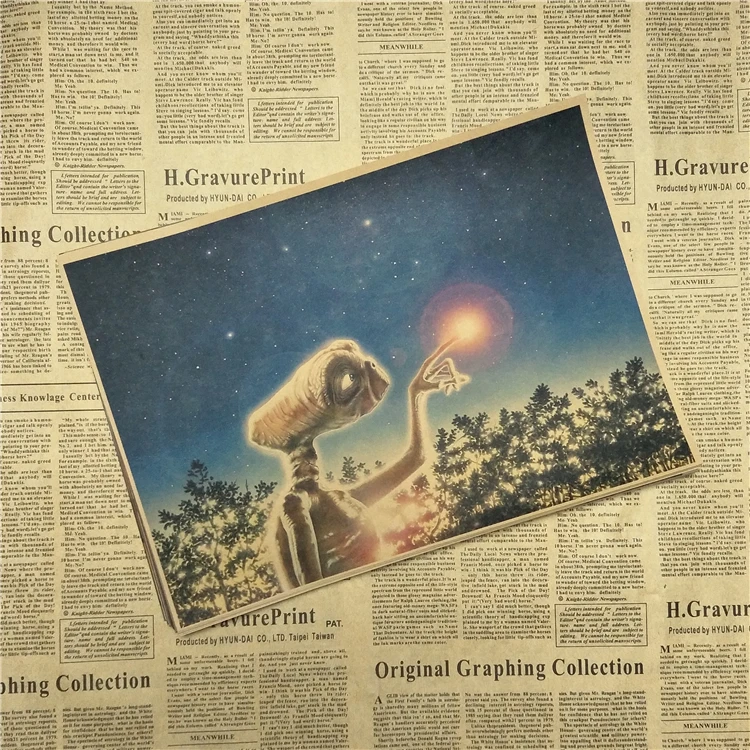 E T экстра наземная научная фантастика мультяшный домашний декор крафт фильм