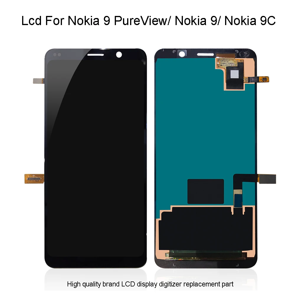 Качественный дисплей для Nokia 9 PureView/Nokia 9/Nokia 9C LCD сенсорный экран дигитайзер ЖК