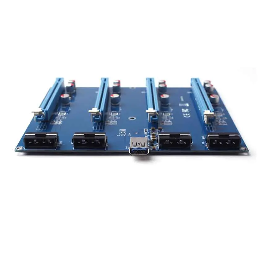 CNKESIN горная карта Pci e адаптер от 1 до 4 1X 16X Riser Mount Card для ПК компьютер|Интегральные