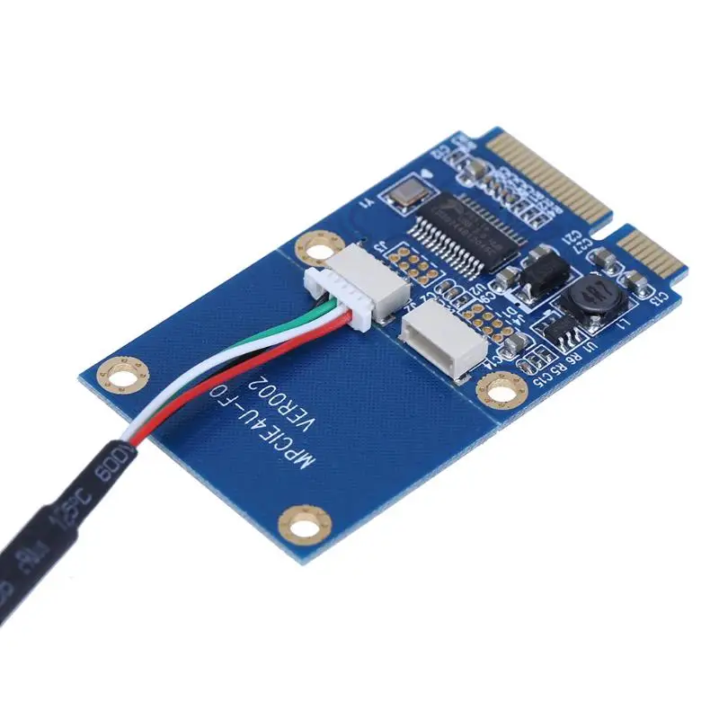 Mini PCIe PCI E к двойному USB адаптеру mPCIe в 5 Pin 2 порта 0 конвертерная карта