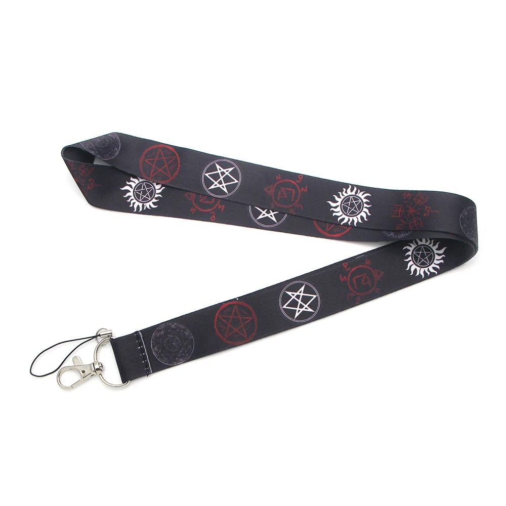 V190 ТВ шоу брелок Сверхъестественное Lanyards держатель удостоверения личности ID