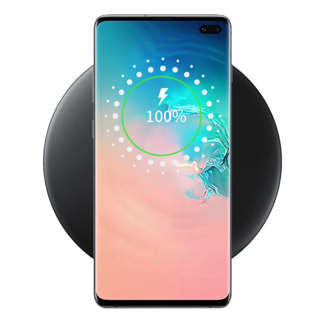 Беспроводное зарядное устройство Qi с двумя катушками док станция для Samsung Galaxy S10 S9