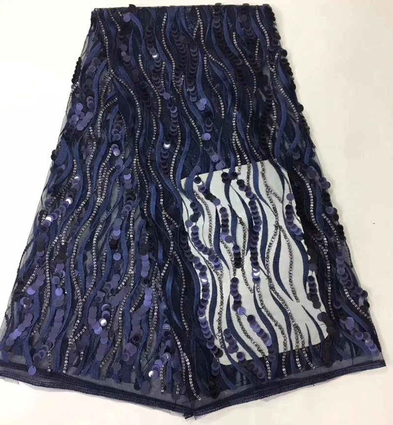 (5yards/pc) high quality teal green African sequins French net lace fabric with elegant embroidery for party dress FLZ003 | Дом и сад