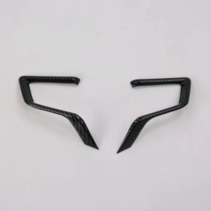 

1 Pair Car Carbon Fiber Steering Wheel Frame Cover Trim high quality accessory part suitable for SUBARU Forester 2019