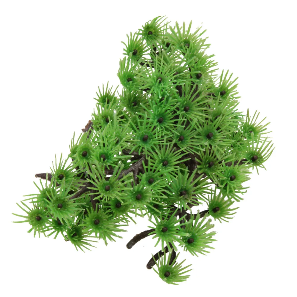 Искусственное растение сосновые деревья аквариум rockery бонсай отель украшение в