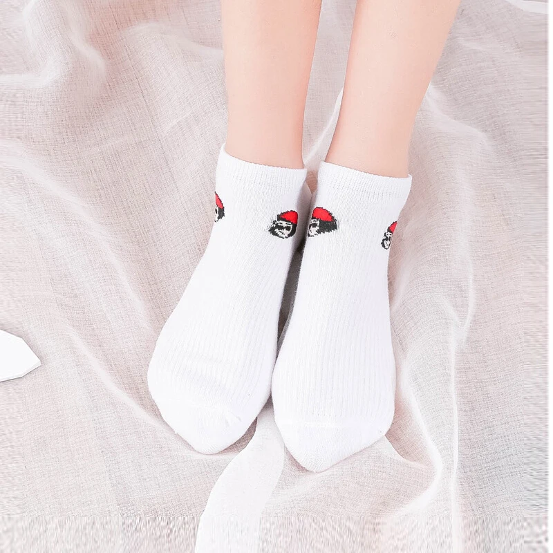 2018 унисекс Хлопковые женские носки в стиле хараджуку Для мужчин Calcetines белые
