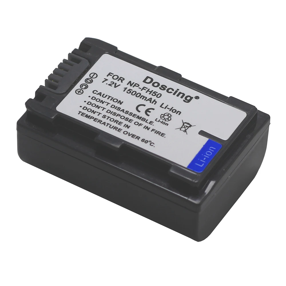 Аккумулятор для камеры Doscing NPFH50 литий ионный аккумулятор NP FH50 Sony A230 A330 A290 A380 A390 TG3