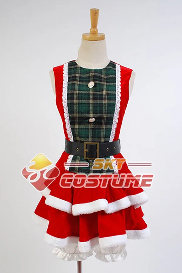 LoveLive Cosplay Love Live Hanayo Koizumi Christmas Costume Uniform Halloween For Women Dress Full Set |
