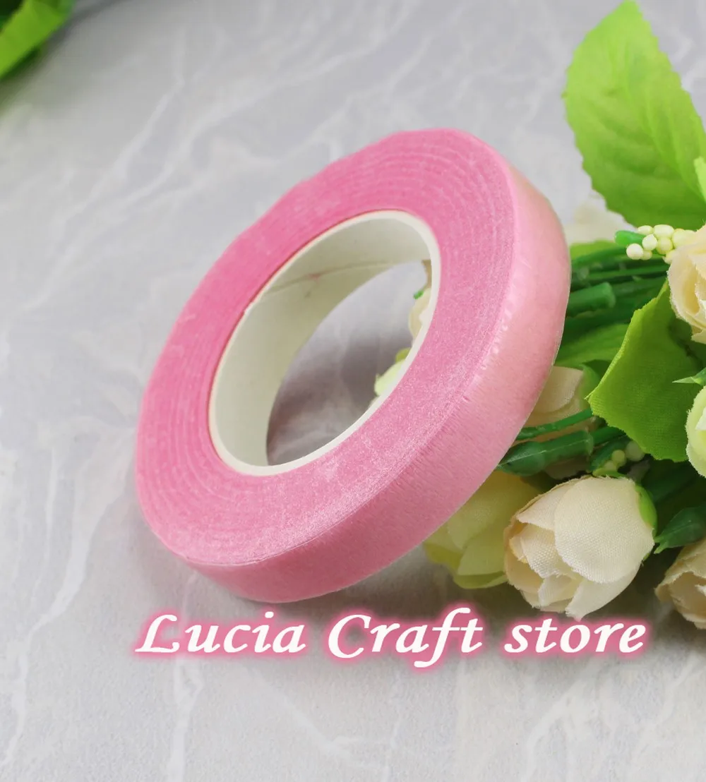 Lucia crafts 1 шт./лот, 30 ярдов/шт. 1,1 см ширина бумажная лента для флориста подарочная упаковка аксессуары I1009