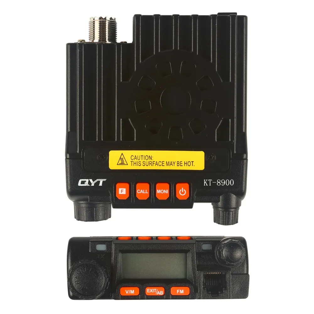 Мини Автомобильный приемопередатчик QYT KT8900 CTCSS DCS 5 тонов DTMF 136 174/400 480 МГц VHF 25 Вт UHF 20