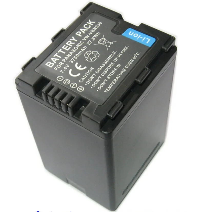 Замена Камера Батарея для цифрового фотоаппарата Panasonic VW VBN130 VBN260 VBN390 HC X900MK HDC SD800K