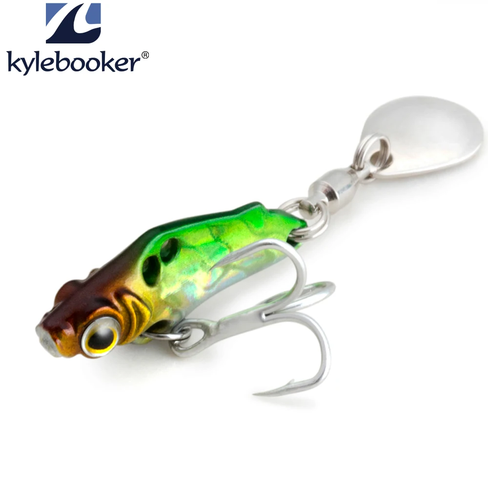 

3cm 3g Metal Hard Baits Fishing Sequins Mini Bass Lure Casting Crankbait Freshwater Carp Sea Fish Treble Hook Tackle