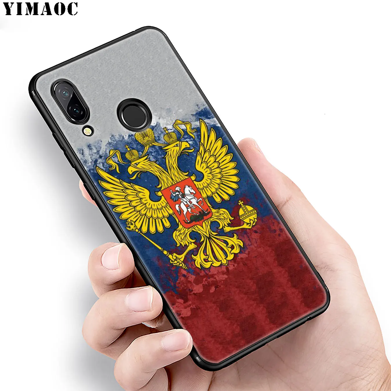 Мягкий силиконовый чехол для телефона YIMAOC с флагом Российской Федерации Huawei Mate 30