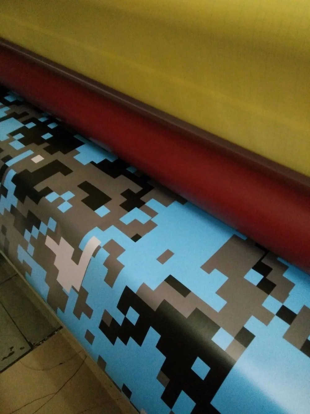 Детские синий камуфляж дети виниловая пленка для отделки автомобиля с воздушных