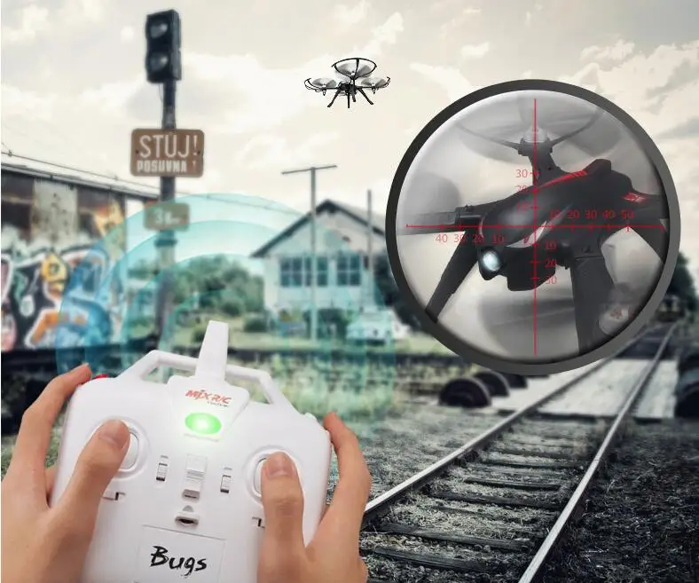 Профессиональный радиоуправляемый Дрон Bugs 3 B3 2 4G 6 осевой гироскоп бесщеточный