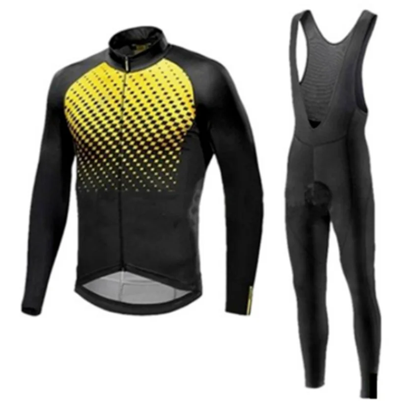 2018 mavic Pro Team с длинным рукавом осень трикотаж Ropa Ciclismo uniformes дышащий MTB Велосипедный