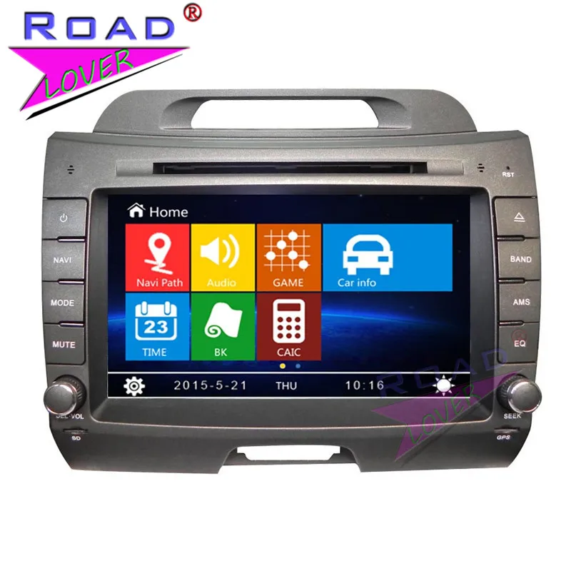 Автомобильный мультимедийный DVD плеер TOPNAVI Wince 2 Din 8 дюймов для KIA sporttag 2010 стерео GPS