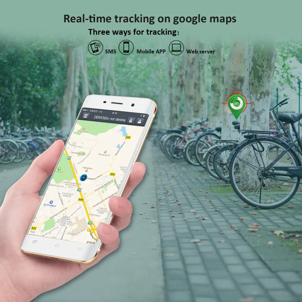 Устройство отслеживания велосипеда велосипедный gps трекер 305 Бесплатная веб
