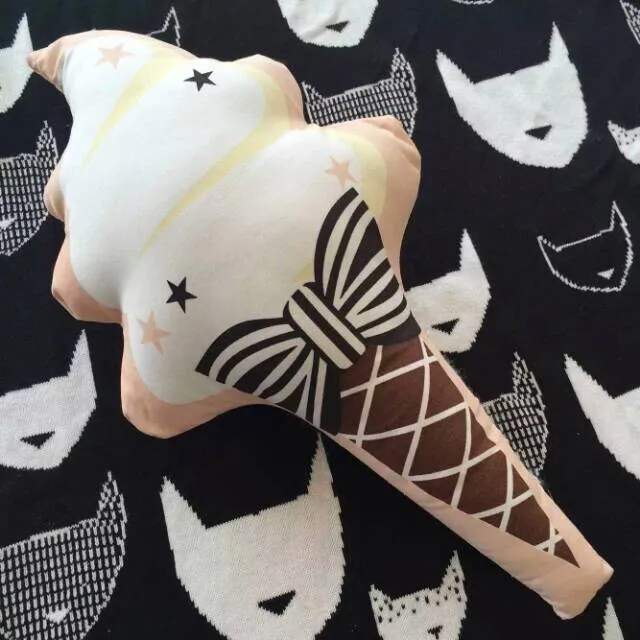 New Cute Ice Cream Sofa Doll Cushion Bow-Knot Pillow Kids Dolls Gift Photography Home Decorations | Игрушки и хобби