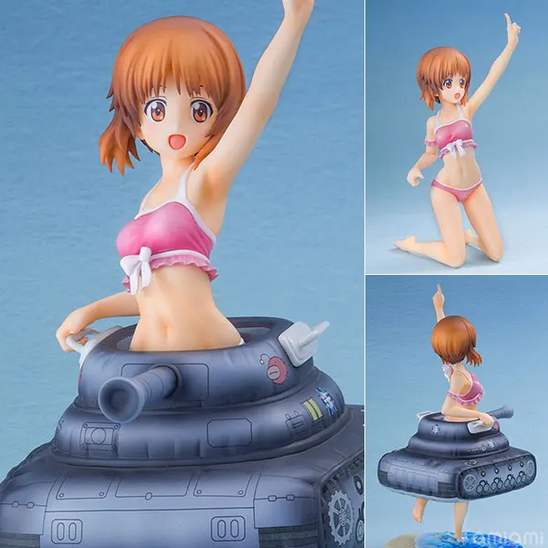 Японские Оригинальные фигурки из аниме GIRLS und PANZER Nishizumi Miho купальник для колесницы