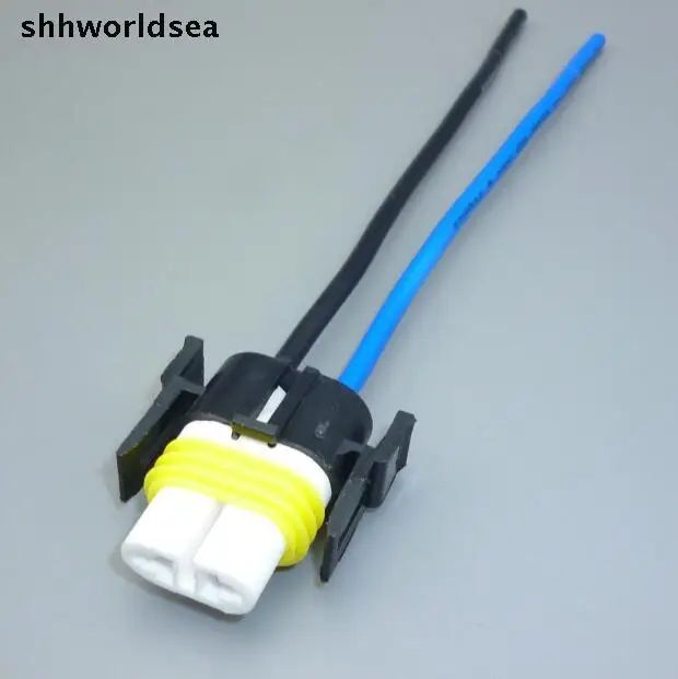 

shhworldsea Free Shipping ceramic car H11 bulb holder,auto H11 bulb socket, automobile H11 connector plug