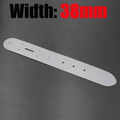 38mm Width 5 размеров, полупрозрачный пластиковый кожаный дырокол, шаблон позиционирования, ремень, дырокол, узор, сделай сам, кожевенные принадлежности, инструмент - Цвет: 38mm Width