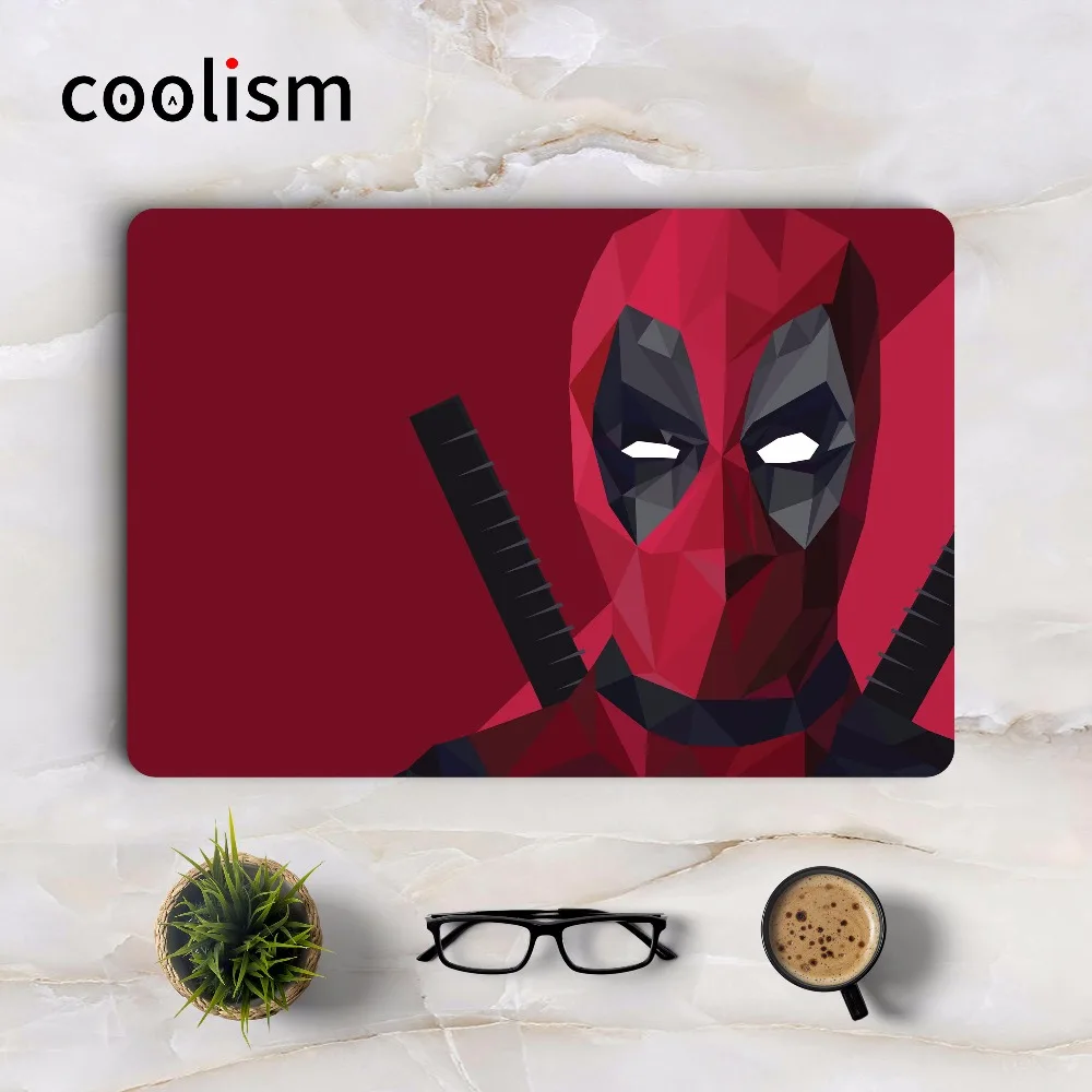 Наклейка с супергероями Дэдпула для ноутбука Macbook переводная картинка Pro Air Retina 11