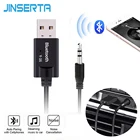 Аудиоключ JINSERTA Bluetooth V4.2, адаптеры приемника, автомобильный комплект свободные руки, 3,5 мм, разъем AUX, для ПК, гарнитуры, автомобиля, динамика