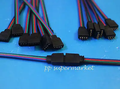 15 см RGB 4 контактный разъем папа мама провод кабель для светодиодной ленты 5050 3528